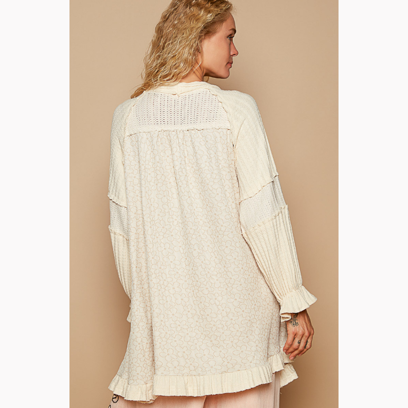 Daisy Days Long Cardigan