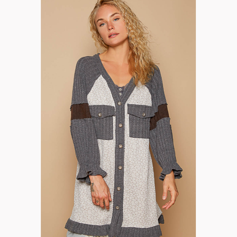 Daisy Days Long Cardigan