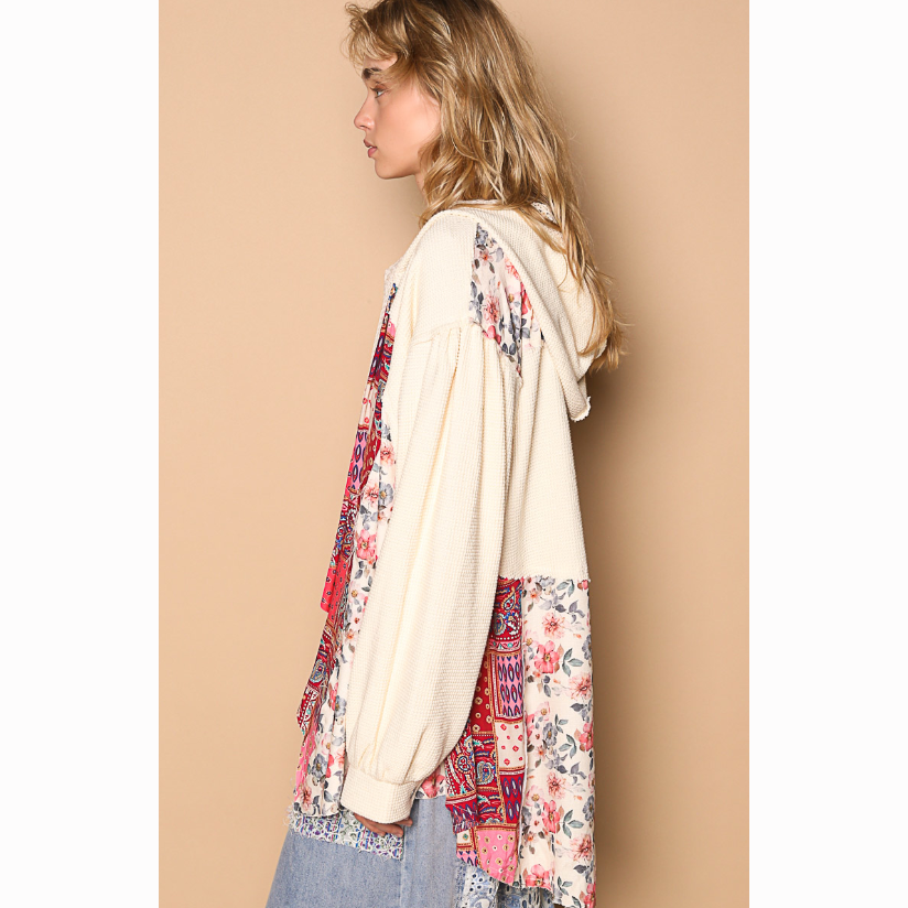 Petal Pushin Hooded Cardigan