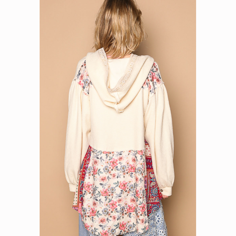 Petal Pushin Hooded Cardigan