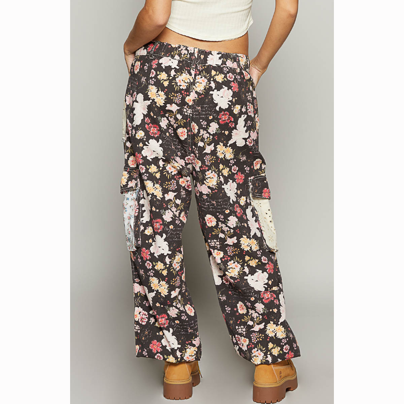 Wildflowers Denim Cargo Pants