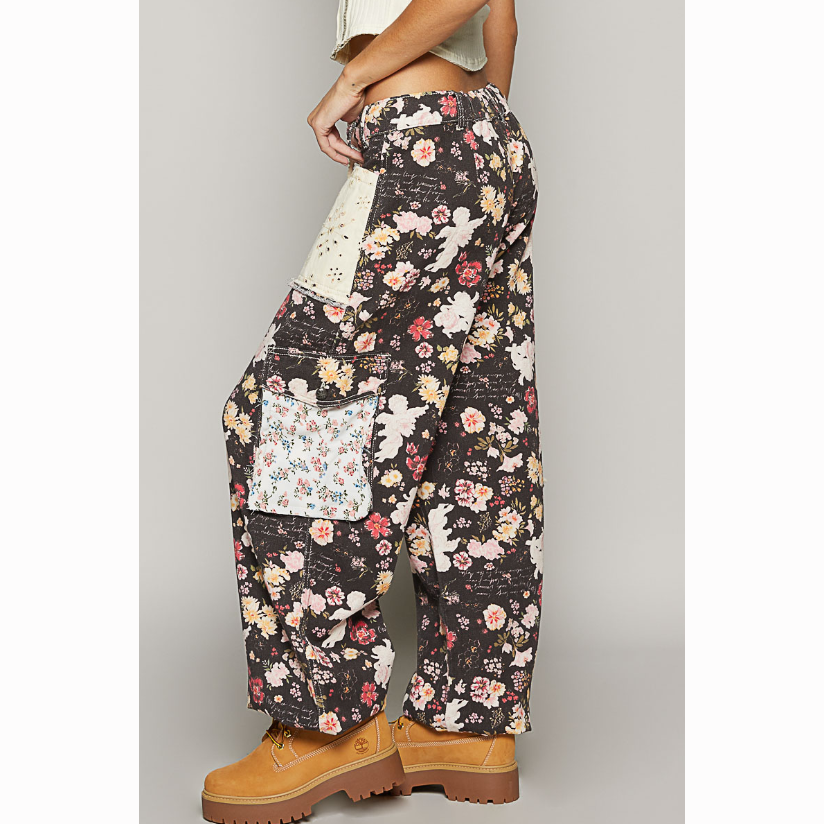 Wildflowers Denim Cargo Pants