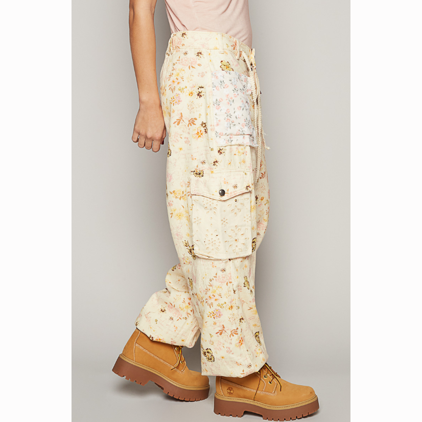 Wildflowers Denim Cargo Pants