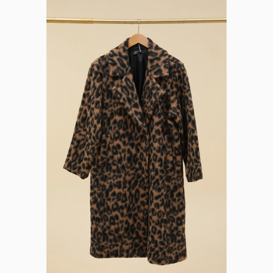 Leopard Print Coat