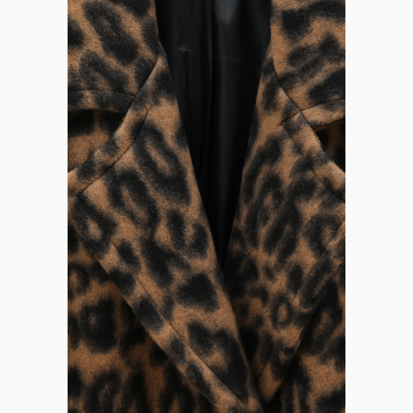 Leopard Print Coat