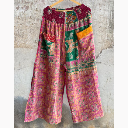 Kantha Side Slit Pants