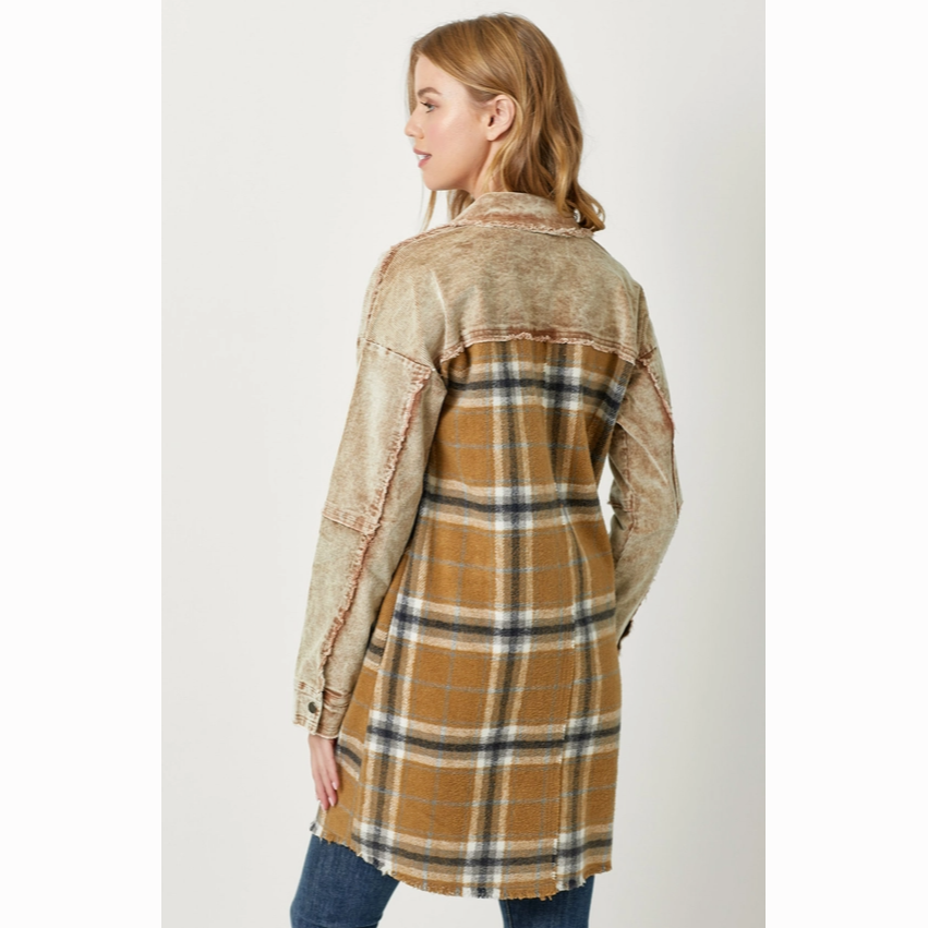 Fall Harvest Flannel & Corduroy Jacket