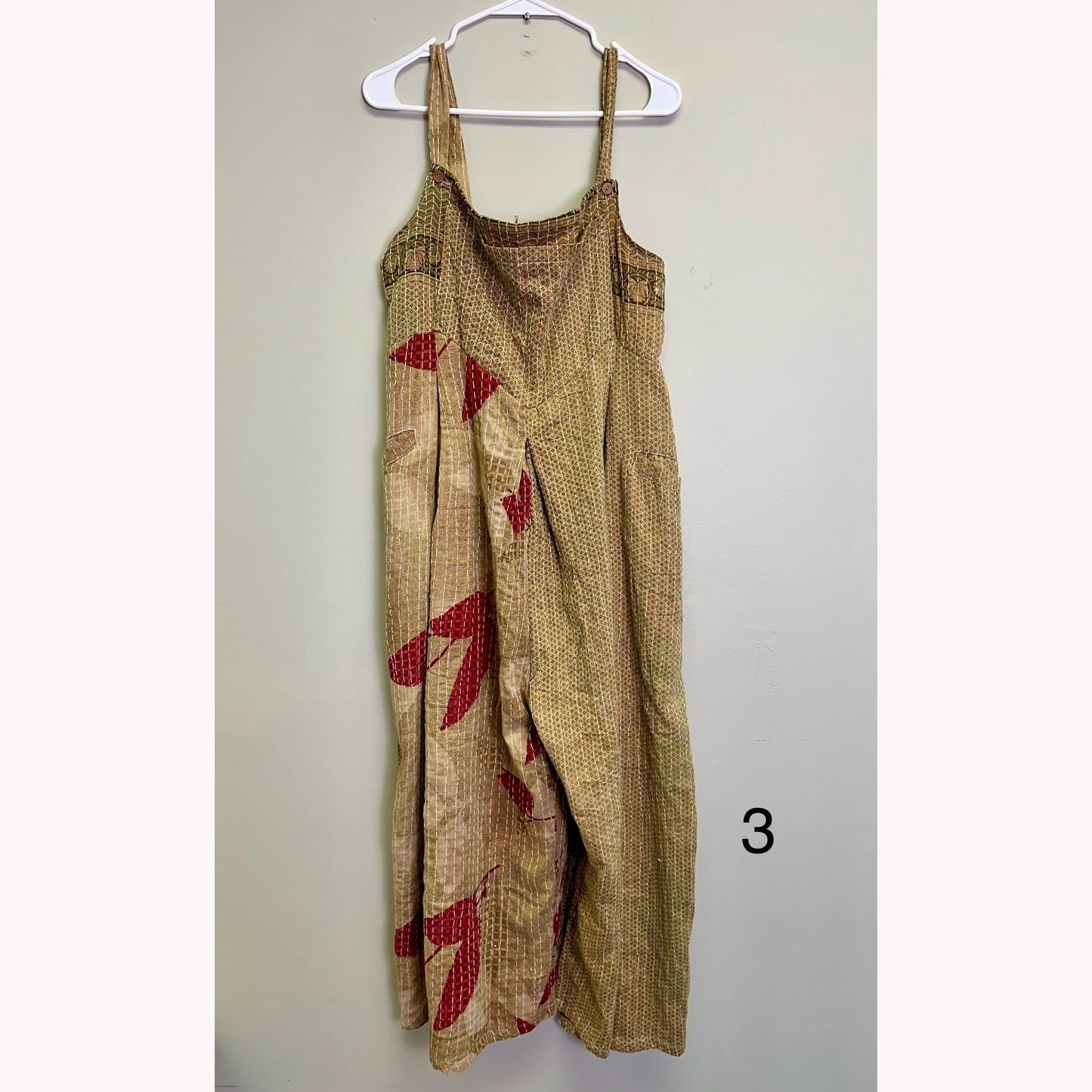 At the Crossroads Kantha Overalls