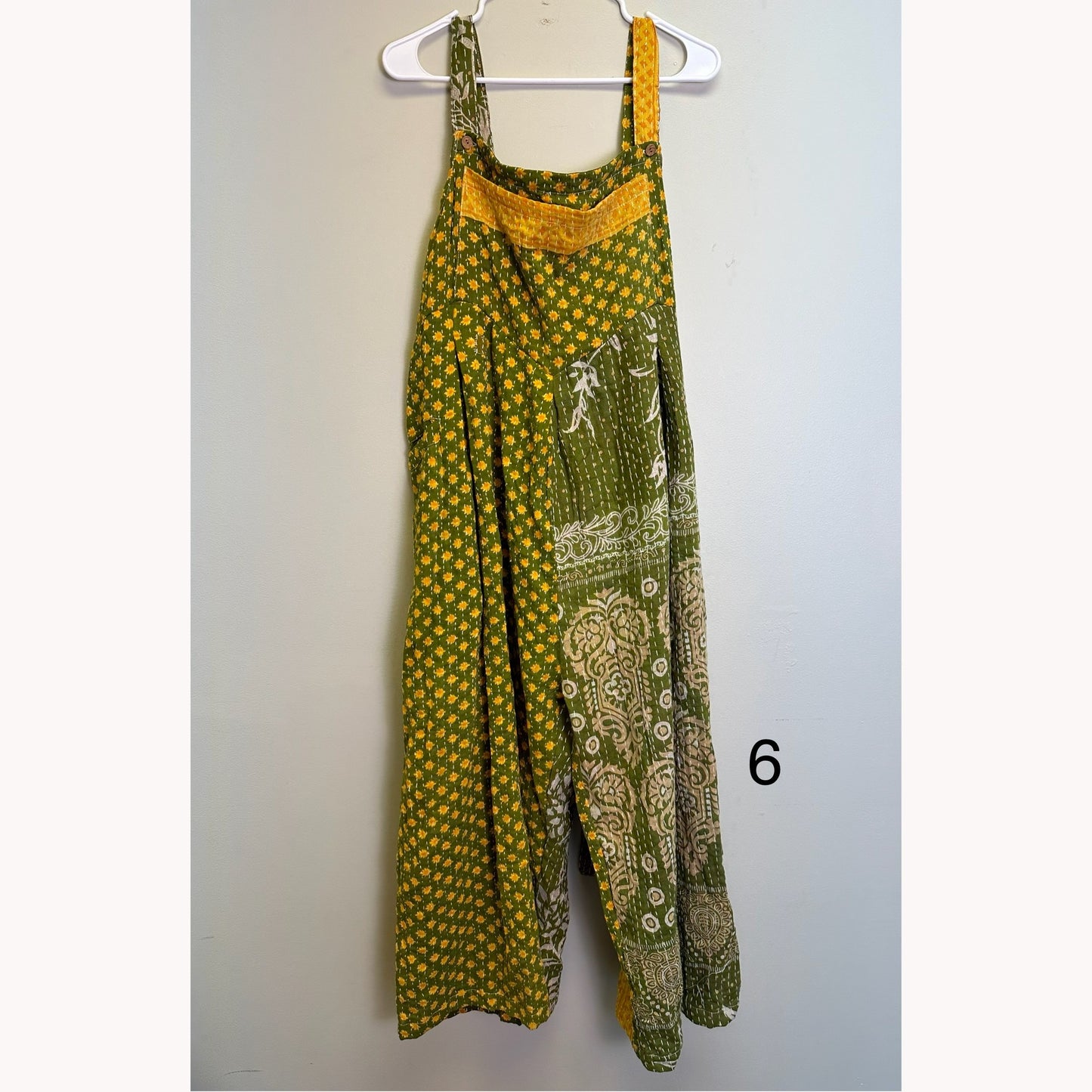 At the Crossroads Kantha Overalls