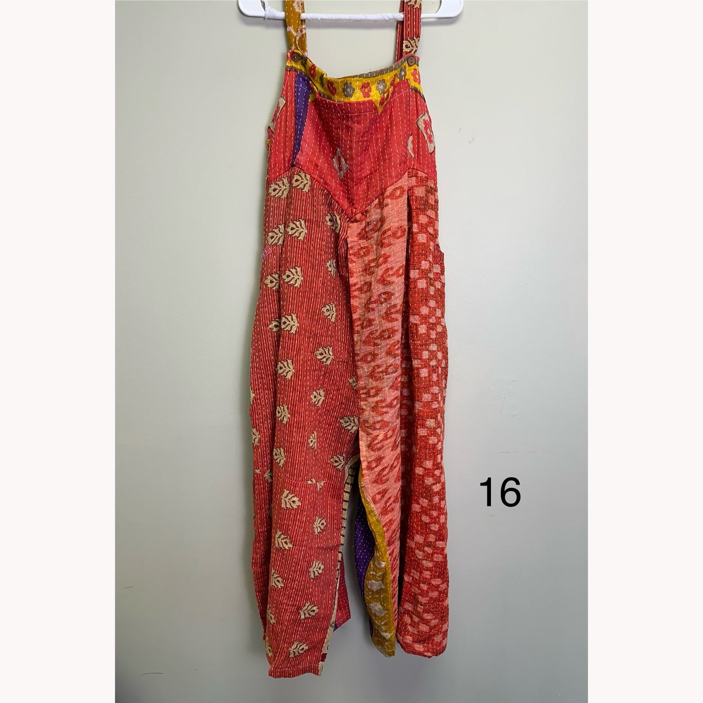 At the Crossroads Kantha Overalls