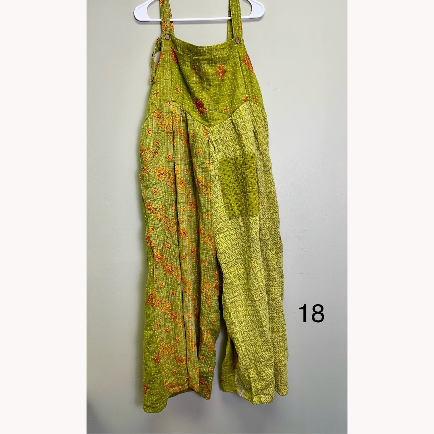 At the Crossroads Kantha Overalls