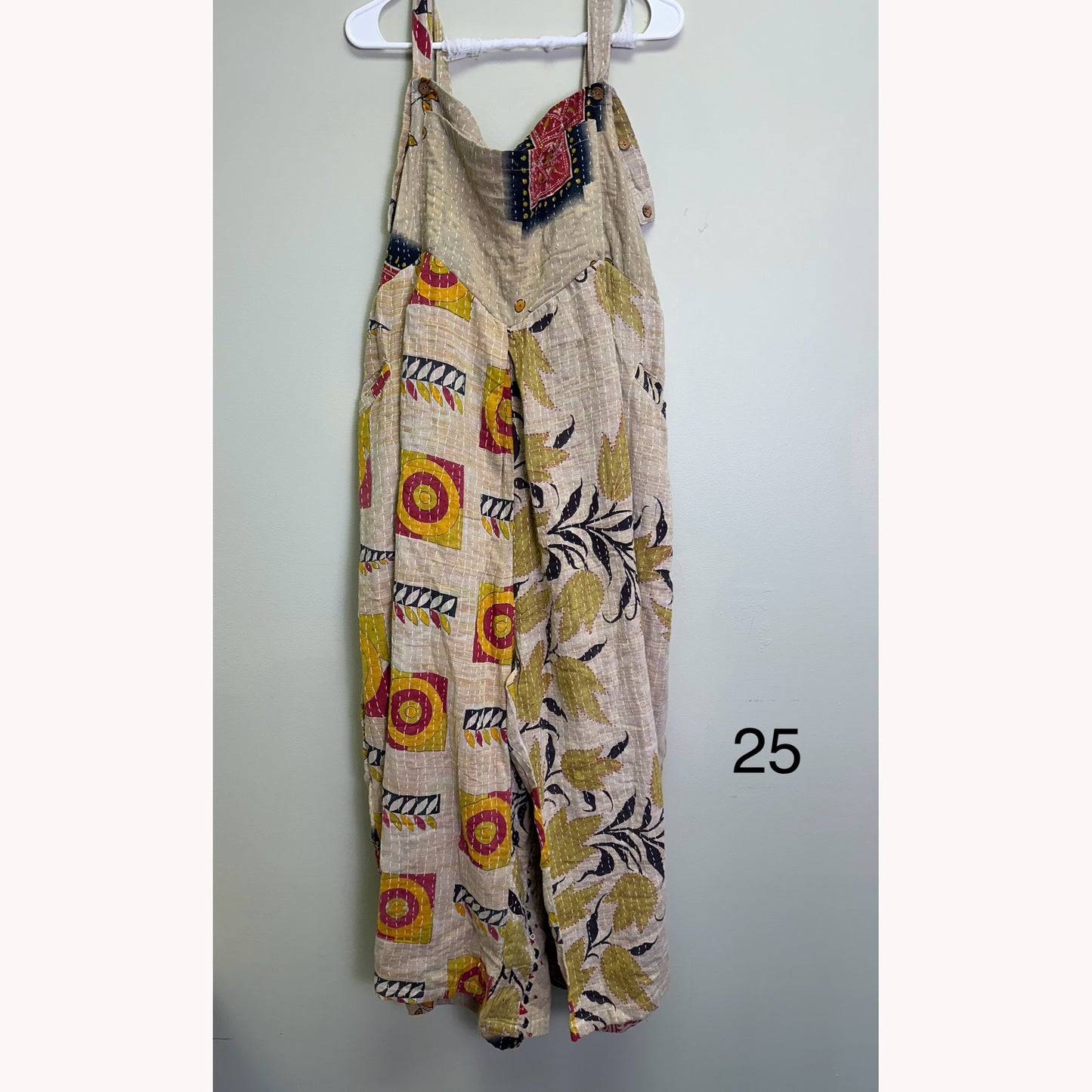 At the Crossroads Kantha Overalls