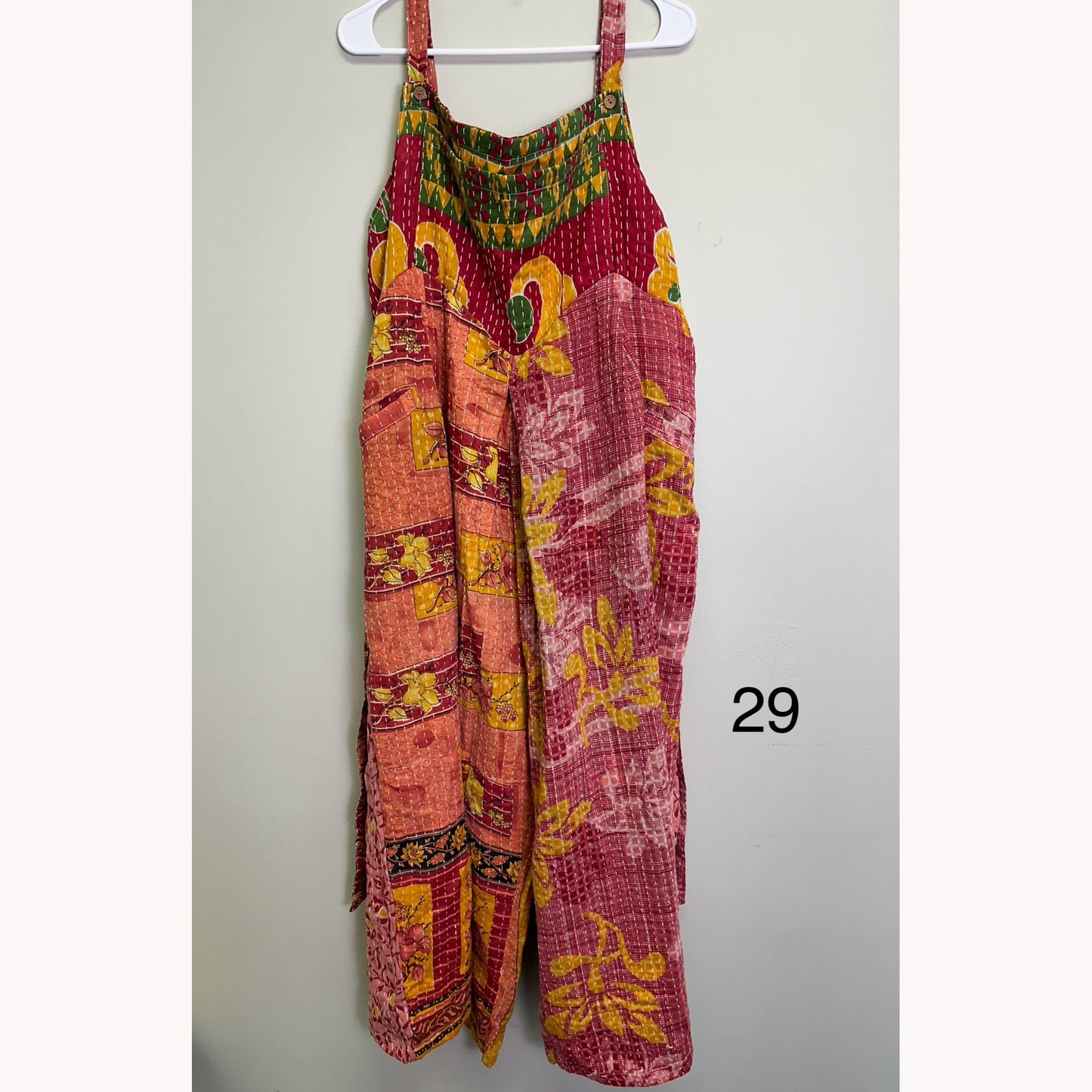 At the Crossroads Kantha Overalls