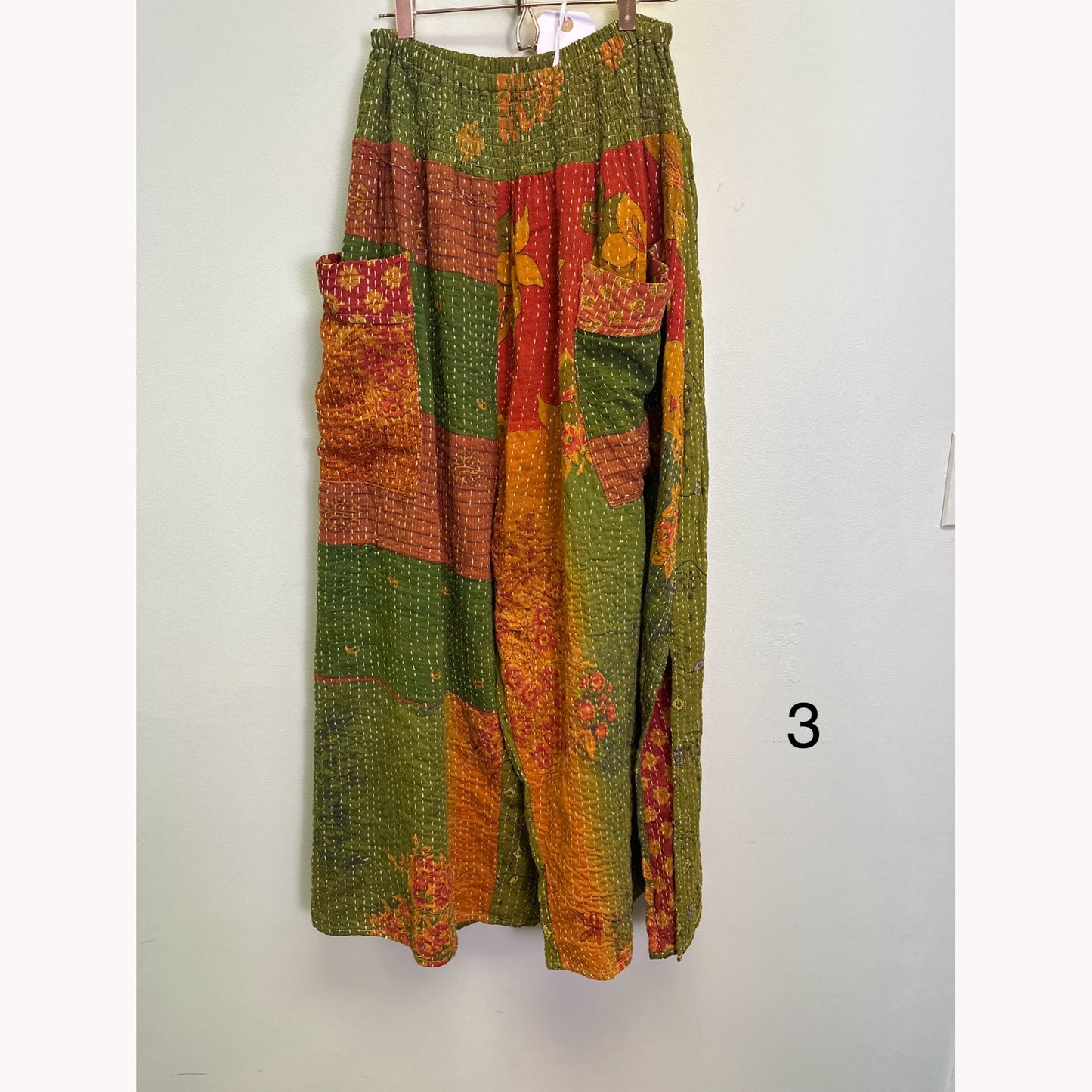 Kantha Side Slit Pants