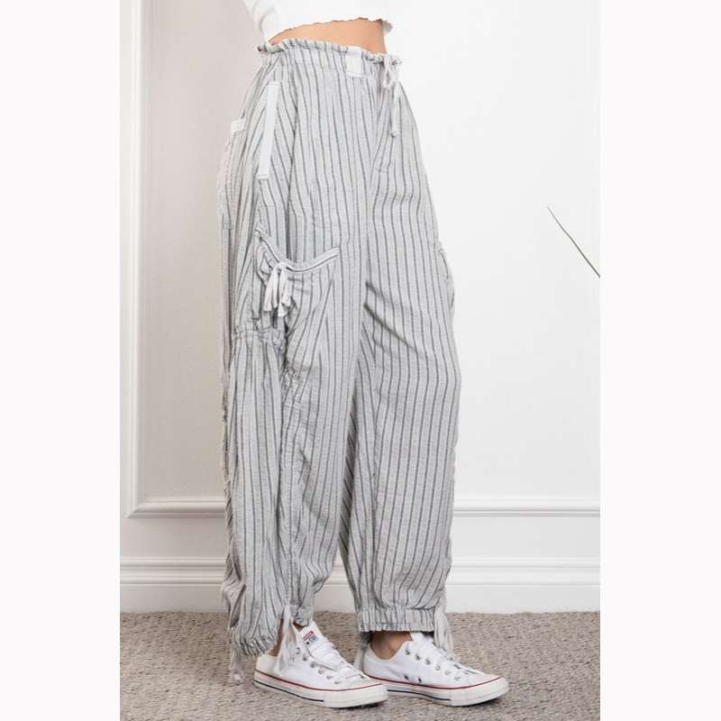 Bright Side Pinstripe Cargo Pants