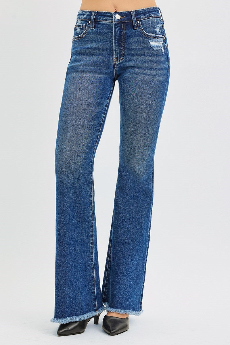 Risen Dark Wash Flare Jeans