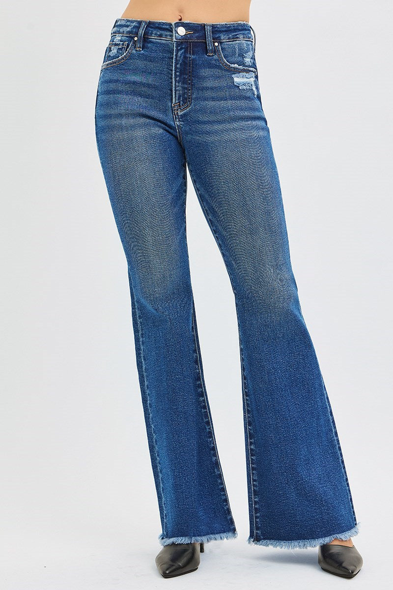 Risen Dark Wash Flare Jeans