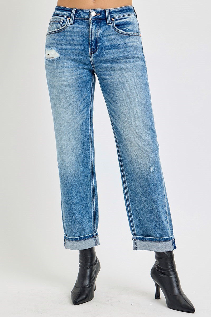 Risen High Rise Boyfriend Jeans