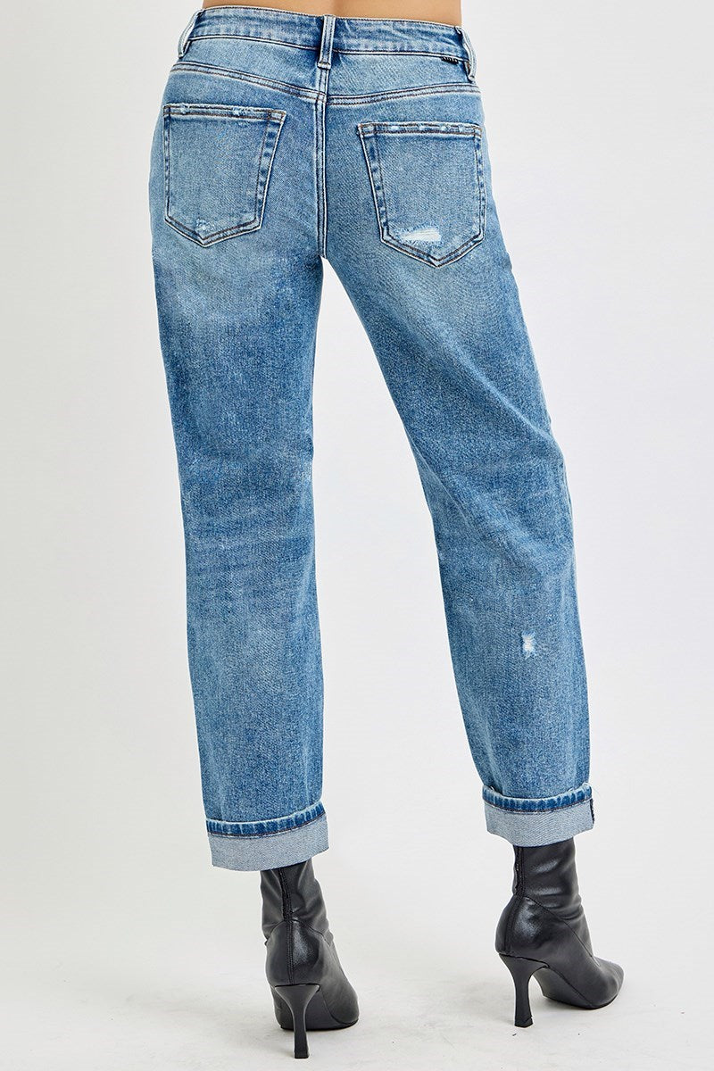 Risen High Rise Boyfriend Jeans