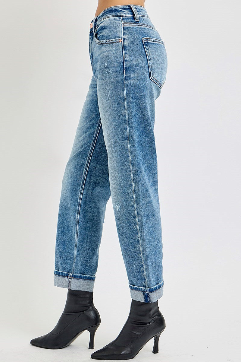 Risen High Rise Boyfriend Jeans