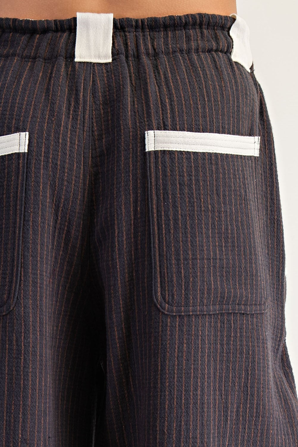 Passing Through Striped Pants