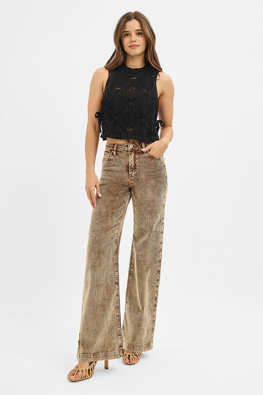 Risen Mocha Corduroy Pants