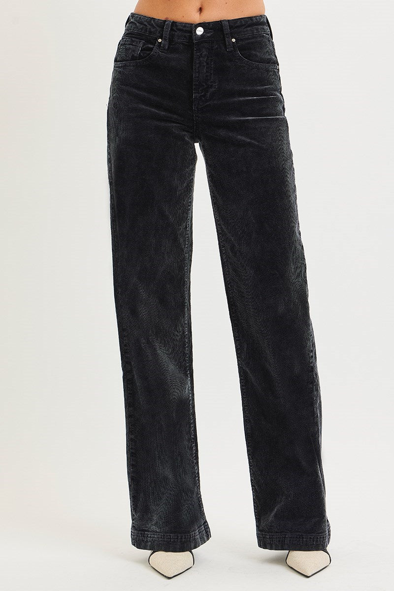 Risen Black Corduroy Pants