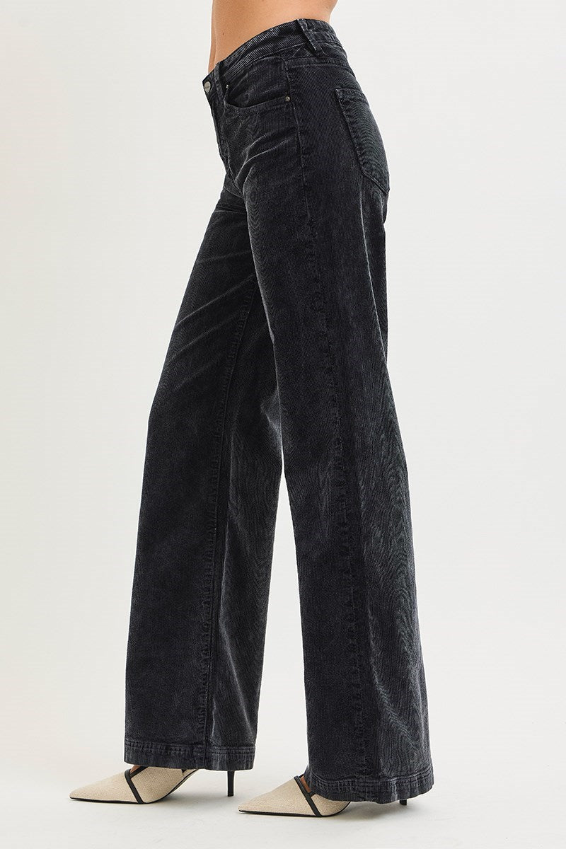 Risen Black Corduroy Pants