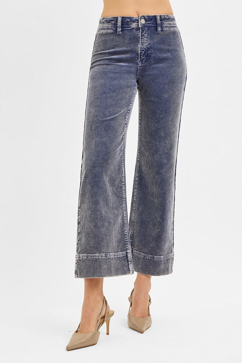 Blue Moon Cropped Corduroy Pants