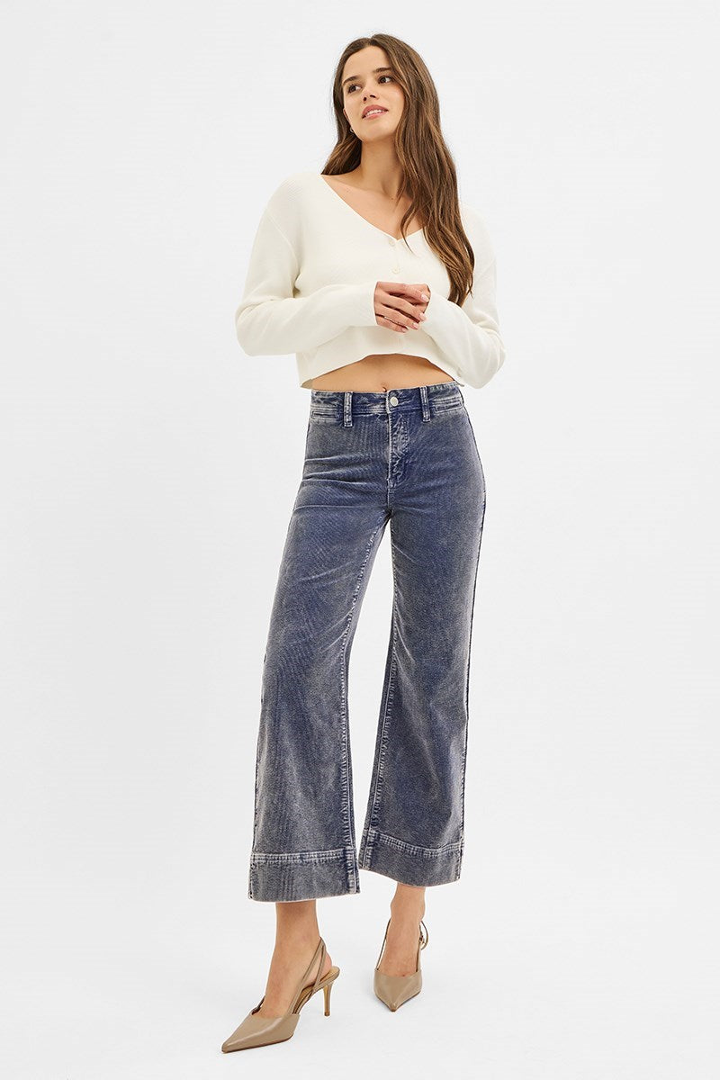 Blue Moon Cropped Corduroy Pants