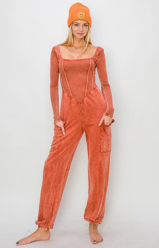 Margot Got Chilly, but Still on Fire Jumpsuit