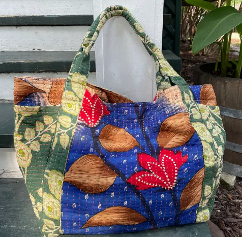 Kantha Carryall Tote Bag