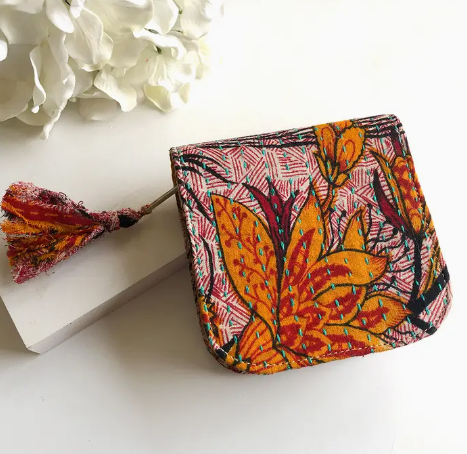 Kantha Zip Around Case