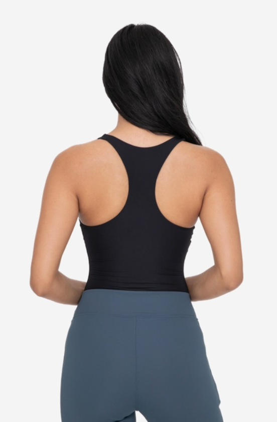 Double Layered Seamless Racerback Bodysuit