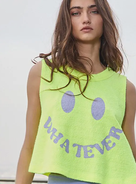 Whatever Forever Terry Cloth Top