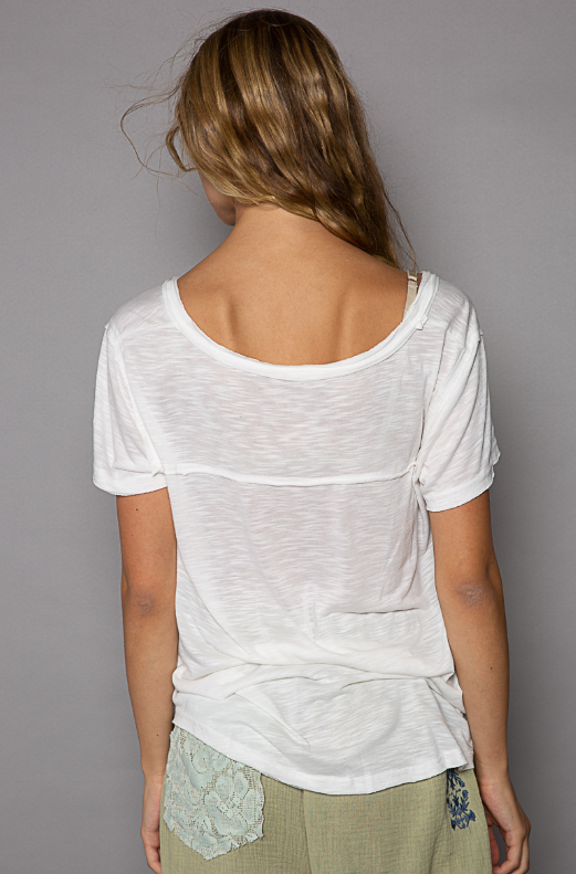 POL Scoop Neck Tee