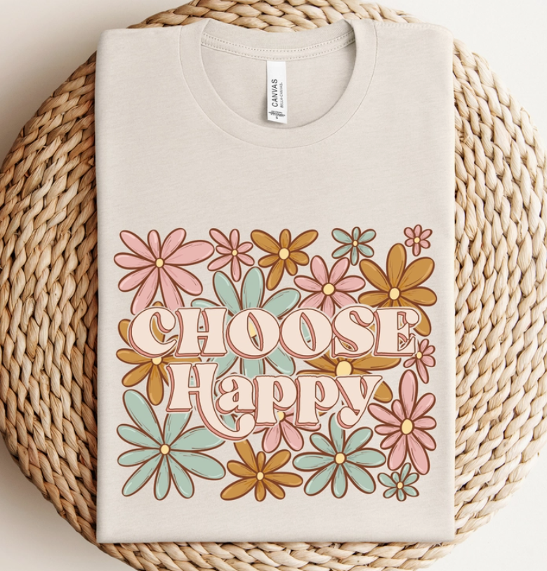 Choose Happy Graphic Tee