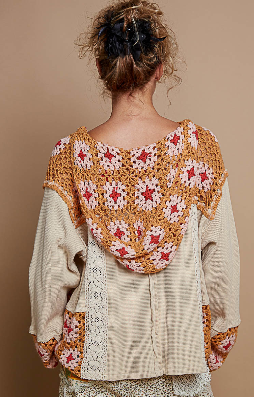 Follow the Sun Crochet Hoodie