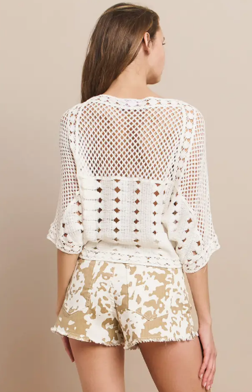 Can't Quit You Crochet Top
