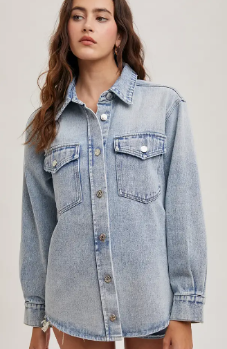 Drivin Down the Freeway Denim Jacket