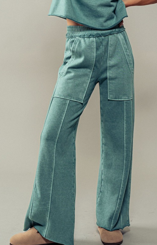 Turn to Stone Mineral Washed Pants