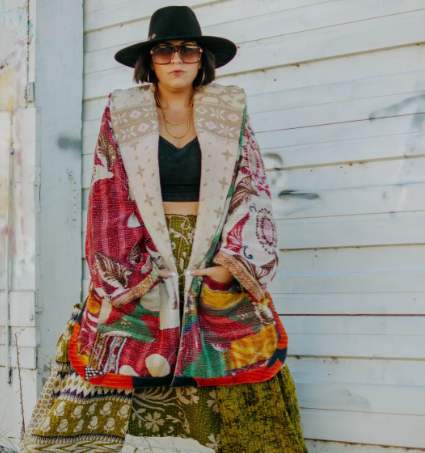 Kantha Drifter Coat