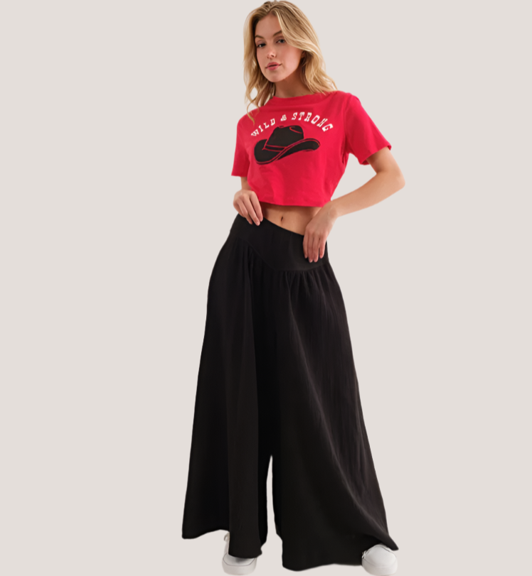 Go With the Flow Gauze Pants