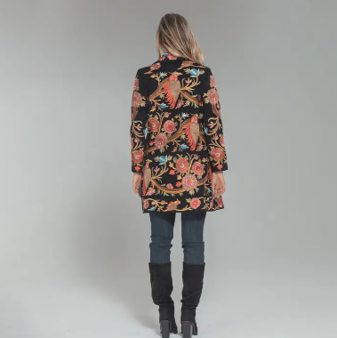 Birds of a Feather Embroidered Jacket