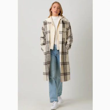 Rad in Plaid Twofer Coat