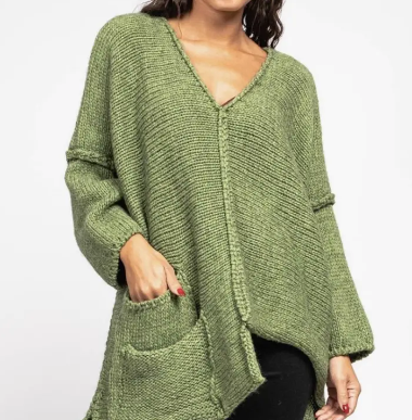 Alpaca Asymmetrical Sweater