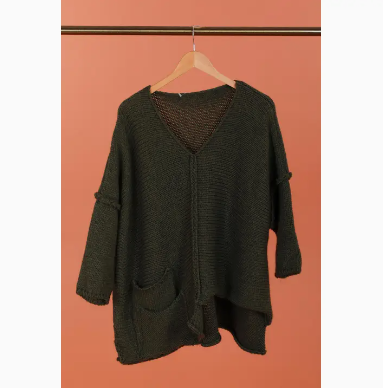 Alpaca Asymmetrical Sweater