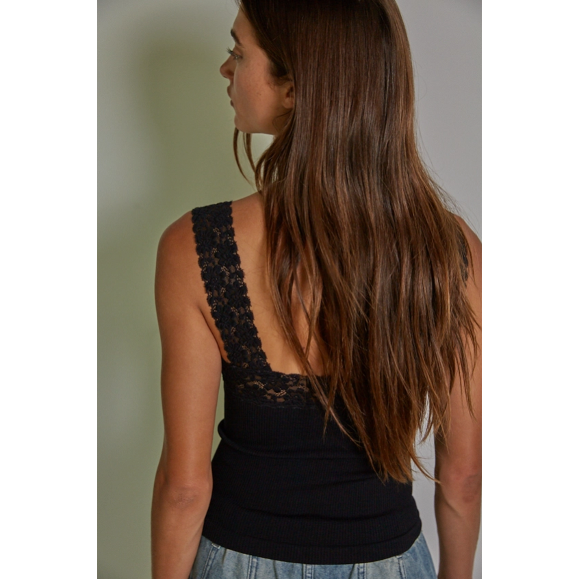 Fallen For Lace Tank Top
