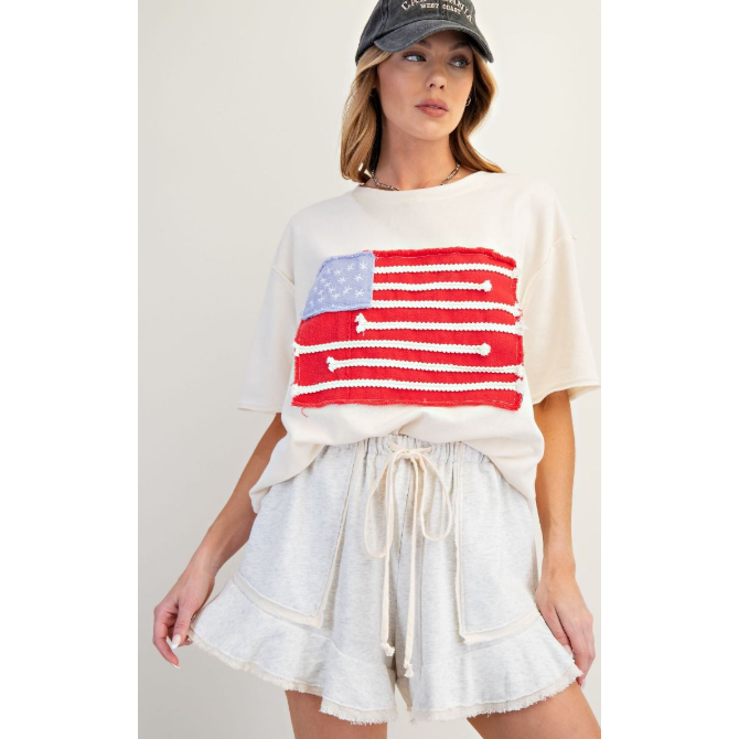 Dancing In The Rain Ruffle Shorts