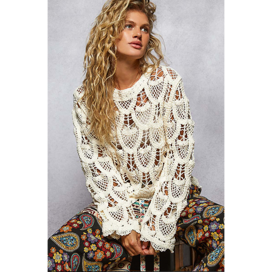 Web We Weave Knit Top